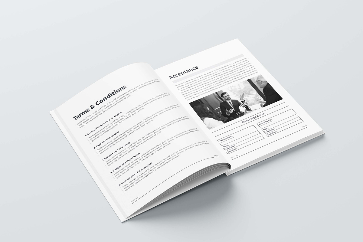 White Paper | MS Word & Canva, a Brochure Template by obayes (Photo 18 of 18)