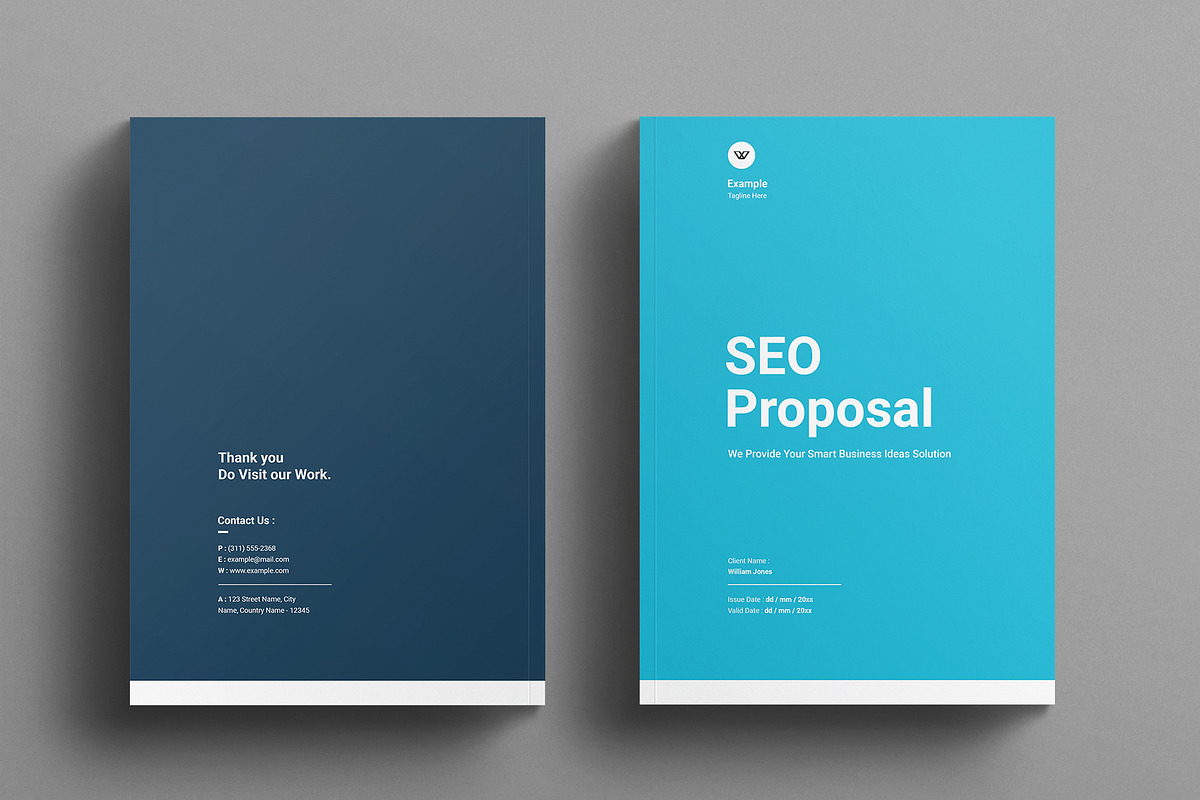 SEO Proposal Template, a Brochure Template by E-Type (Photo 7 of 7)