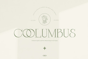 Coolumbus Modern Serif Font