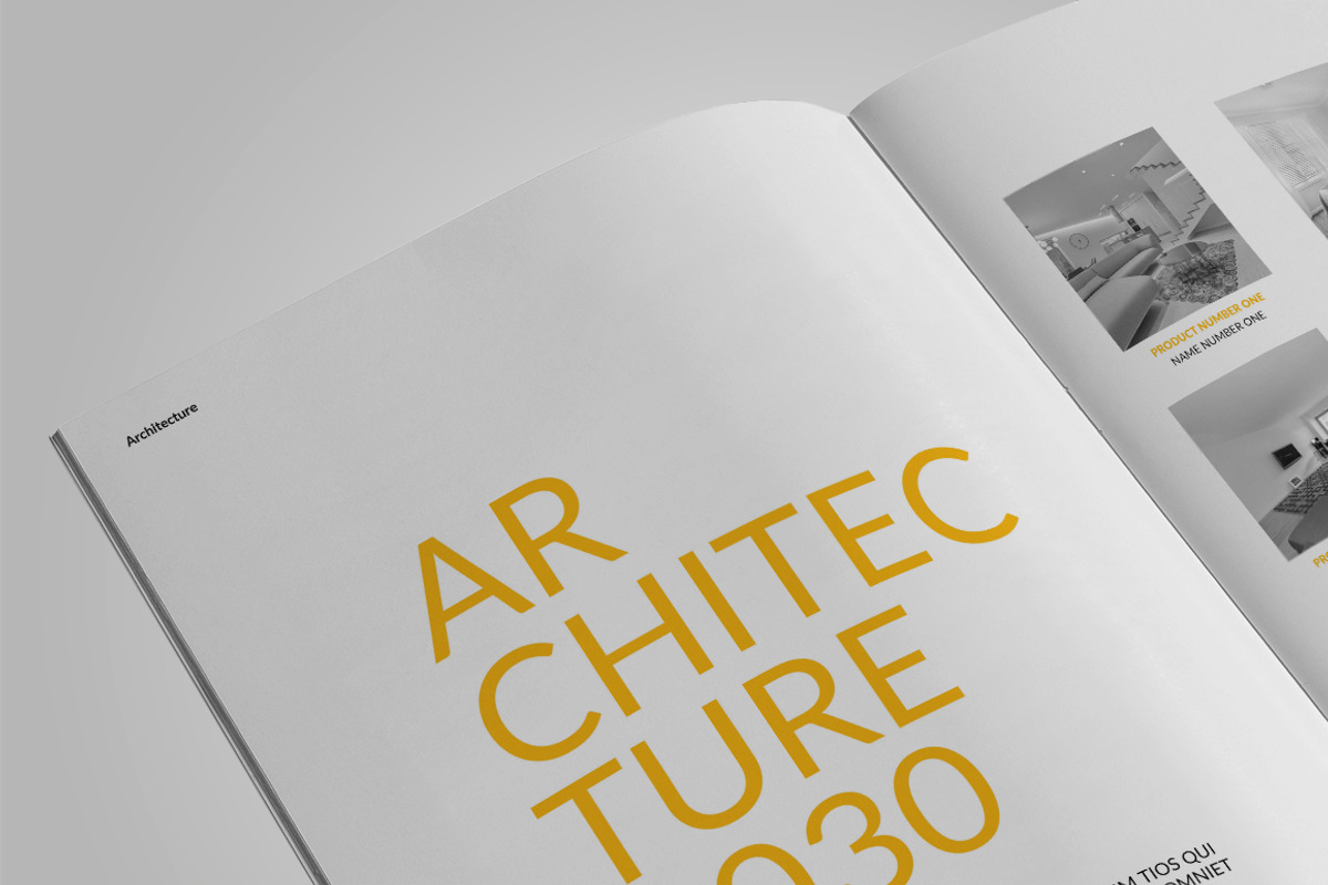 Architecture Magazine, a Magazine Template by Firtana (Photo 8 of 10)