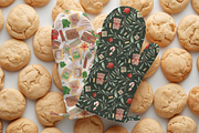 Woodland Holiday Scrapbook Patterns, a Pattern Graphic by Little Creative Scribbles (Thumbnail 9 of 9)