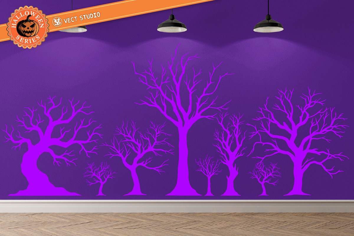 10 Tree & Tombstone Stamp Brushes, a Brush Add-On by vectstudio (Photo 6 of 10)