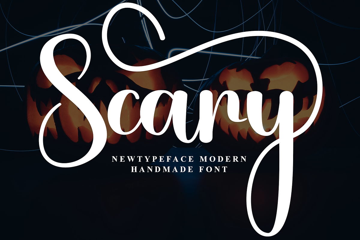 Scary, a Handwritten Font by InermediaSTUDIO (Photo 1 of 8)