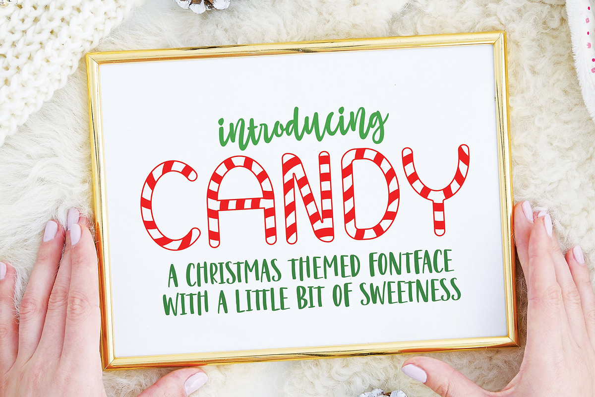 Candy Christmas Font, a Serif Font by RossiGalleria