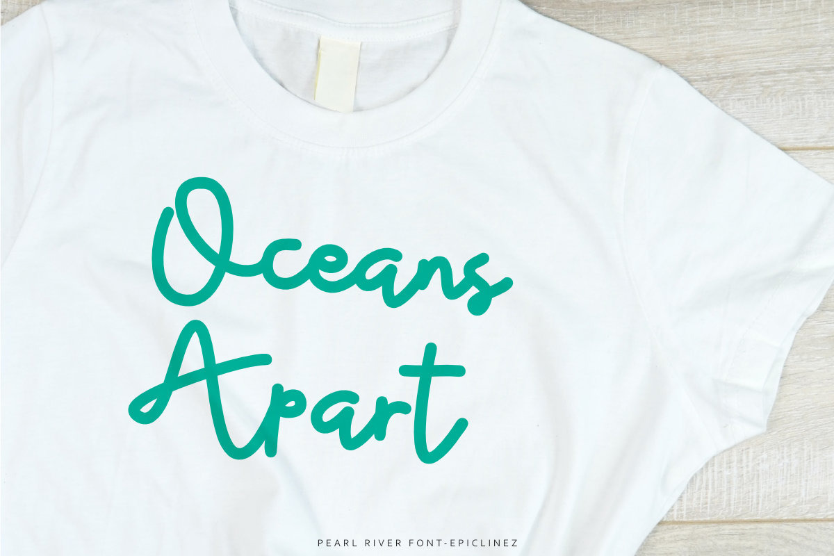 Pearl River, a Script Font by Epiclinez (Photo 4 of 5)