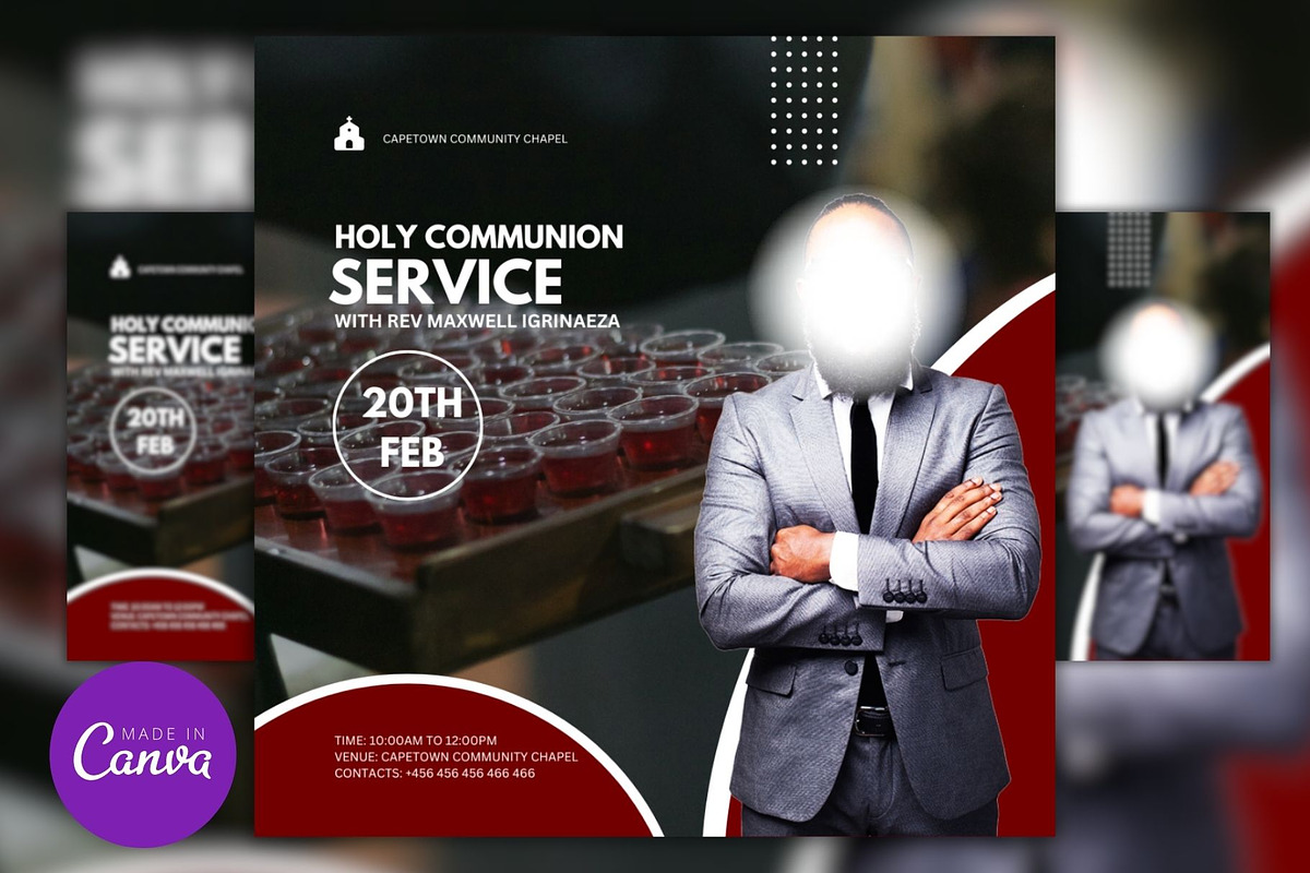 Holy Communion Service Template