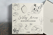 So Very Autumn: Line Art Clipart, a Seasonal Illustration by Purple (Thumbnail 3 of 15)