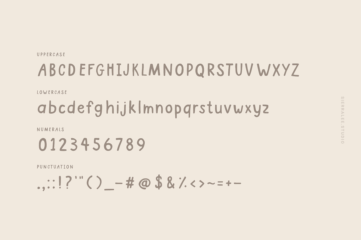 Handmade | A hand-drawn font, a Handwritten Font by Sierra Lee Studio (Photo 5 of 8)