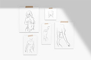 Women's Line Art Illustrations, a Person Illustration by La Petite Line Art (Thumbnail 8 of 17)