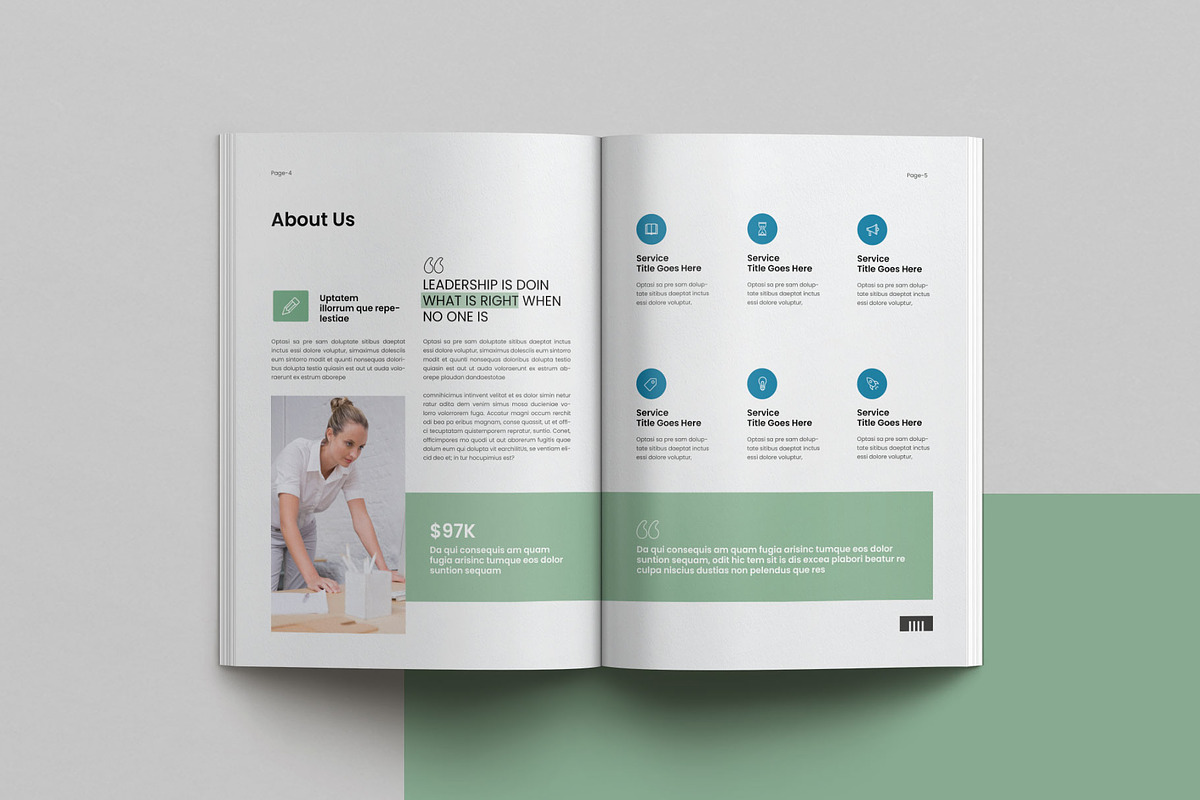 Creative Proposal, a Brochure Template by KreateTribe (Photo 8 of 8)