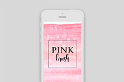 Pink brush watercolor background, a Texture Graphic by Inna Vinchenko Designs (Thumbnail 3 of 3)