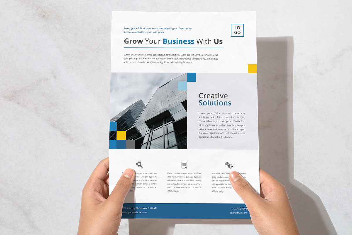 Corporate Business Flyer, a Flyer Template by Creativestoree (Photo 3 of 5)