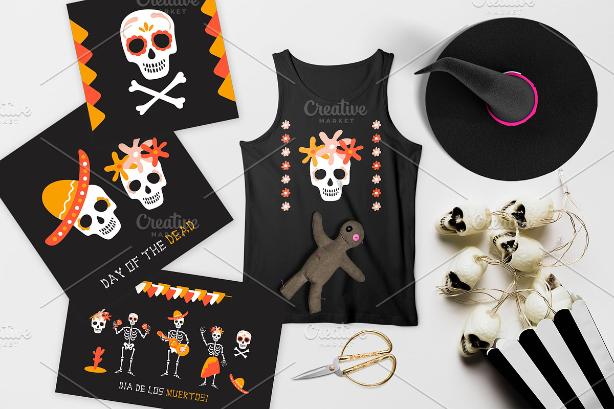 Skeleton Font and Graphics Pack preview 4
