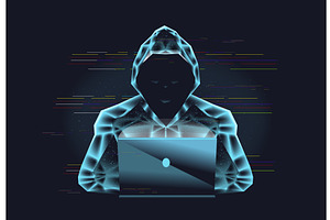 Digital hacker concept. Abstract, a Technology Illustration by Stock-Smart-Start