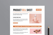 Product Sell Sheet Layout Template, a Flyer Template by MightyDesign (Thumbnail 2 of 8)