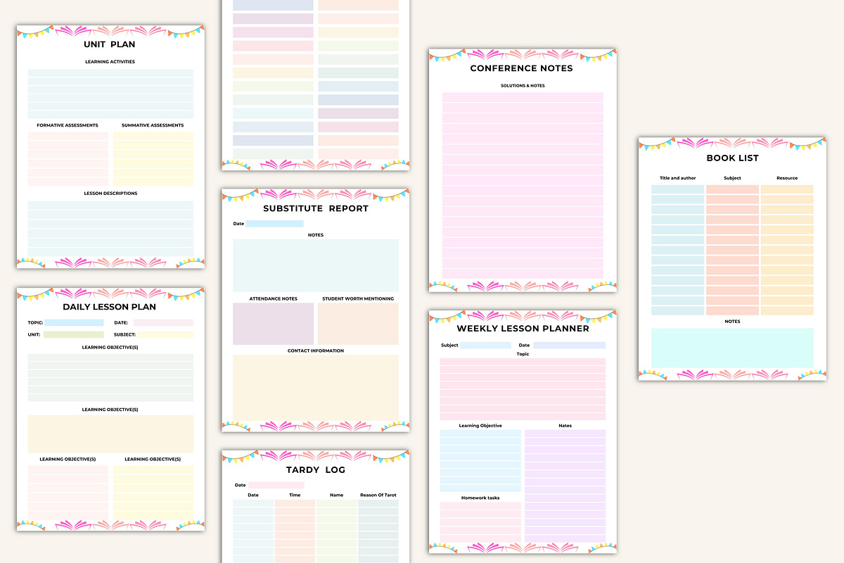2026 Educator’s Planner preview 2
