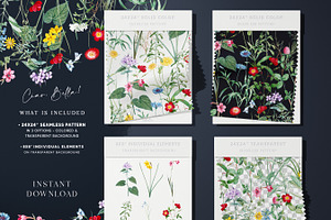 Vintage Summer Flower Paper Pack