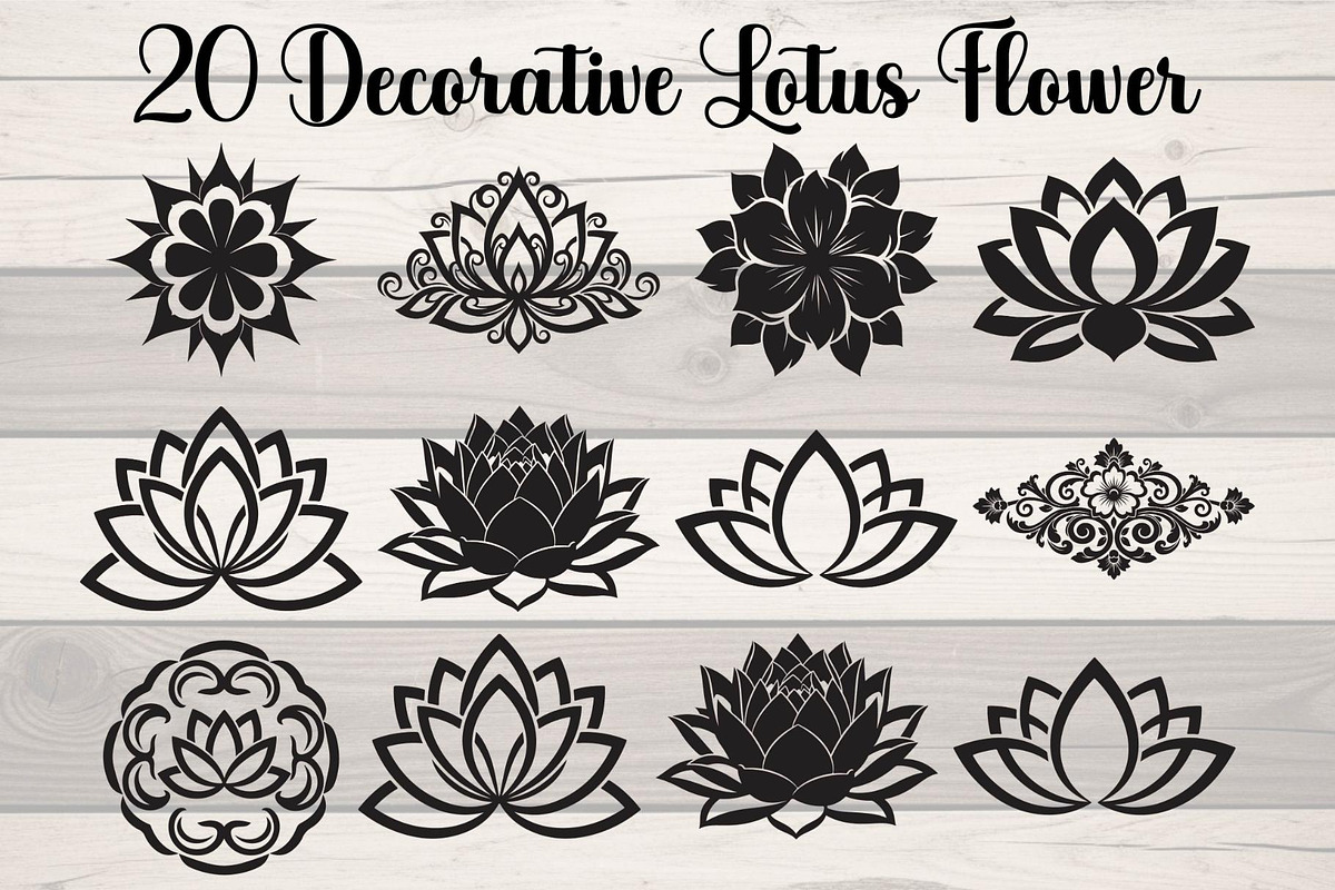 Decorative Lotus Flower, an Object Graphic by Creativeshirt (Photo 1 of 14)