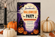 Halloween Party Invitation, an Invitation Template by Arslan (Thumbnail 1 of 5)