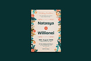 Floralies Wedding Invitation, an Invitation Template by iDoodle Studio (Thumbnail 2 of 4)