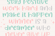 Play in Bright - Quirky Handwritten, a Handwritten Font by Namara Creative Studio (Thumbnail 7 of 7)