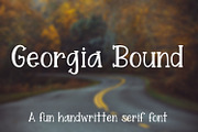 Georgia Bound - Handwritten Serif, a Handwritten Font by Stacy's Digital Designs (Thumbnail 1 of 4)