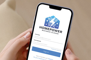 Home Power Technology Logo, a Branding & Logo Template by Design_Planet