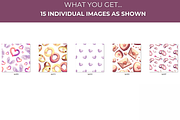 Valentine’s Day Seamless Patterns, a Pattern Graphic by InkyQueenArt (Thumbnail 2 of 4)