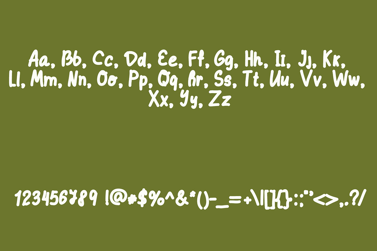 Ice matcha font bundle 6 in 1, a Handwritten Font by Ashiya Pixel (Photo 11 of 16)