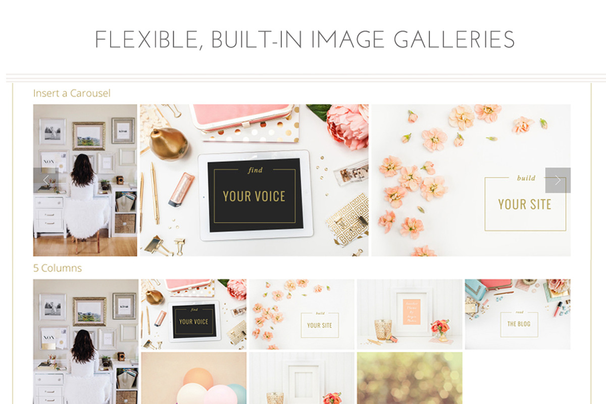 Honeycrisp- A Pretty WordPress Theme, a WordPress Template by angiemakeswebsites (Photo 3 of 5)