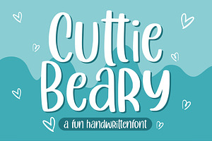 Cuttie Beary - Fun Handwritten Font