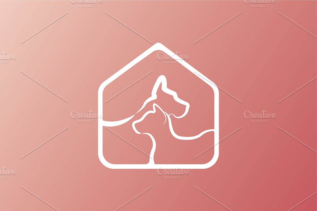 Pet Home Simple Logo For Business, a Branding & Logo Template by Logo Loom (Photo 3 of 4)