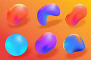 Fluid abstract 3d blobs vivid shapes, an Object Graphic by vladwel (Thumbnail 2 of 6)