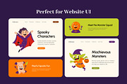 50 Halloween Character Illustrations, a Seasonal Illustration by Prosymbols (Thumbnail 3 of 9)