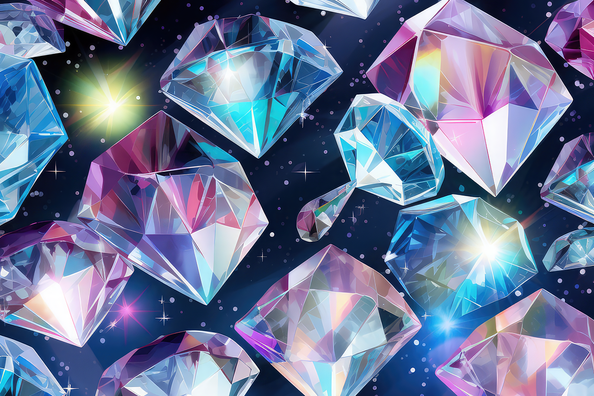Crystal Diamond Pattern, a Pattern Graphic by Printable Treasure (Photo 3 of 6)
