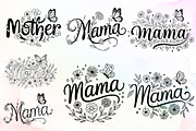 Mothers Day SVG, Mama SVG, Mom PNG, an Illustration by Sublimation Artist (Thumbnail 1 of 9)