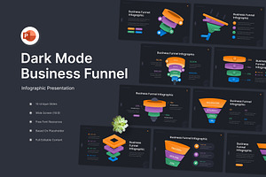 Dark Mode Business Funnel PPT, a Presentation Template by Antstheme