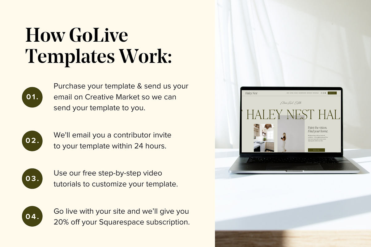 Real Estate Squarespace Website, a Squarespace Template by GoLive Website Templates (Photo 6 of 12)