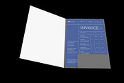 Blue Simple Invoice, a Stationery Template by Neermana (Thumbnail 2 of 4)