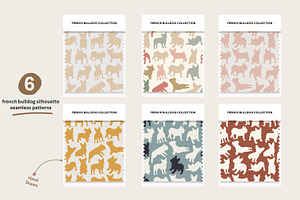 Bulldog Seamless Pattern Mega Bundle