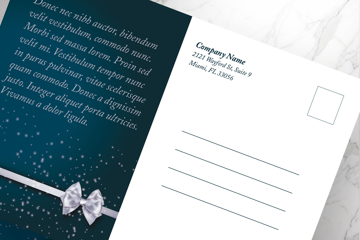 Merry Christmas Greeting Postcard PS, a Card Template by Godserv Designs (Photo 12 of 15)