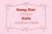 Sunny Star - Summer Display Font, a Handwritten Font by Wellscript Studio (Thumbnail 12 of 12)