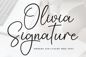 Olivia Signature Script Font