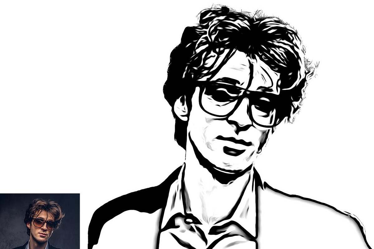 Vector Oil Effect Photoshop Action, an Action Add-On by Studio Retouch (Photo 3 of 10)