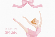 Ballerinas Ballet Clipart PNG, an Object Graphic by Articlips (Thumbnail 5 of 8)