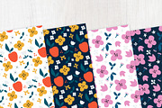 Floral Patterns Set, a Decorative Illustration by DikayaMiau (Thumbnail 3 of 8)