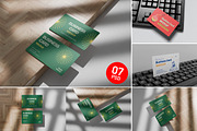 Business Card Mockup, an Advertising Mockup by Graphic Deal (Thumbnail 8 of 8)