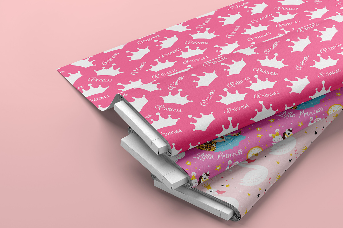 Princess Seamless Pattern, a Pattern Graphic by Digital Studio