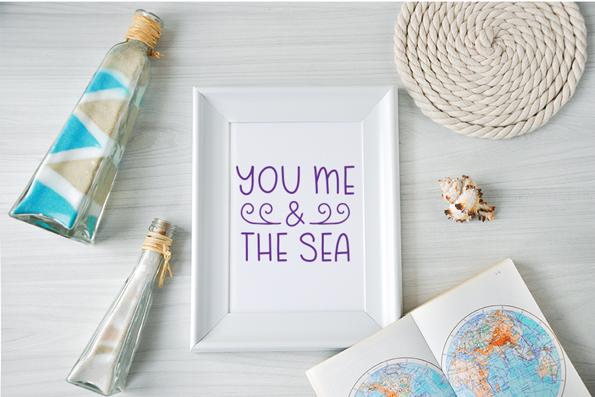 Ocean Blue, a Serif Font by Carrtoonz (Photo 5 of 5)