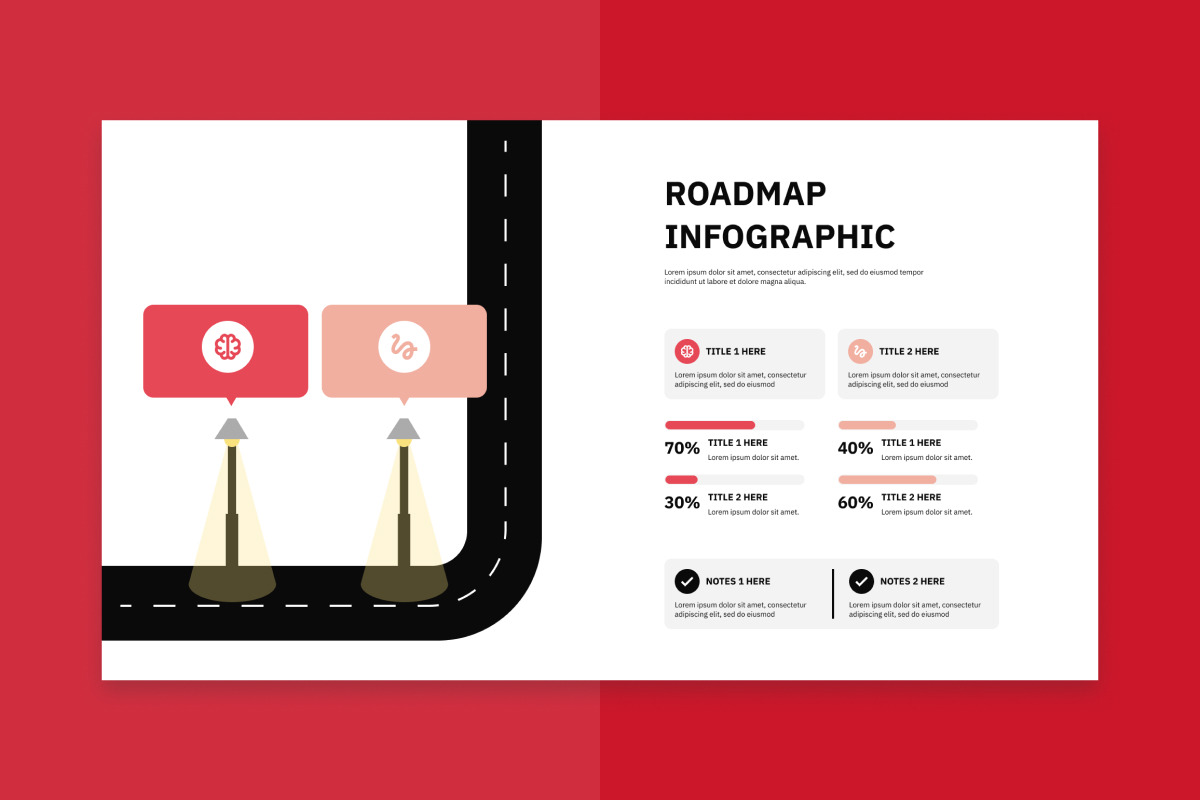 Roadmap Infographic Template V1, a Presentation Template by twinstd (Photo 3 of 4)
